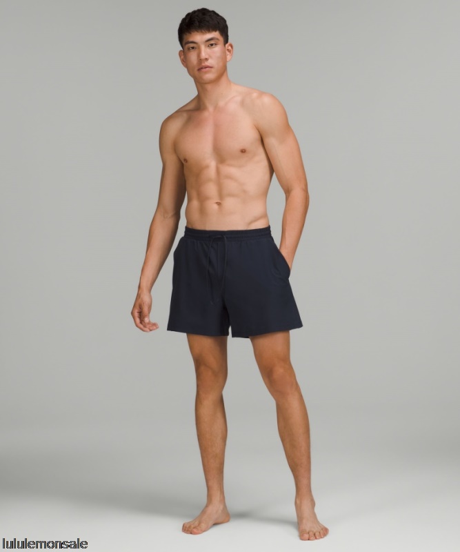 Lululemon Deutschland DELULU953 | Classic Navy Pool Shorts 5 Nur Online